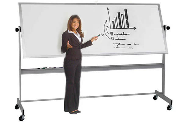 WHITE BOARDS ON WHEELS - ROLLING WHITE BOARDS