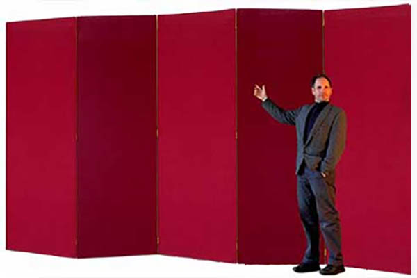 FABRIC - CORK LARGE FOLDING SCREEN DIVIDERS - FOLDING WALLS