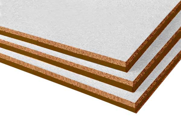 WHITE CORK BOARD PANELS- CUT ANY SIZE OR SHAPE - 1/2 INCH PANELS - 1/4 INCH CORK SKIN BONDED TO 1/4 INCH HARDBOARD