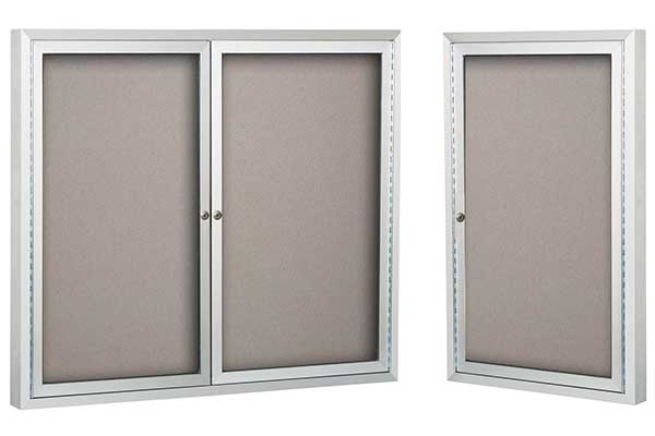 ENCLOSED BULLETIN BOARDS OUTDOOR-INDOOR, ANY SIZE