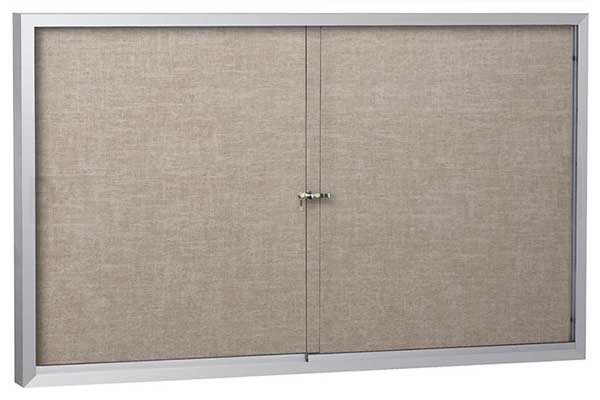 SLIDING DOOR ENCLOSED BULLETIN BOARDS - ANY SIZE 