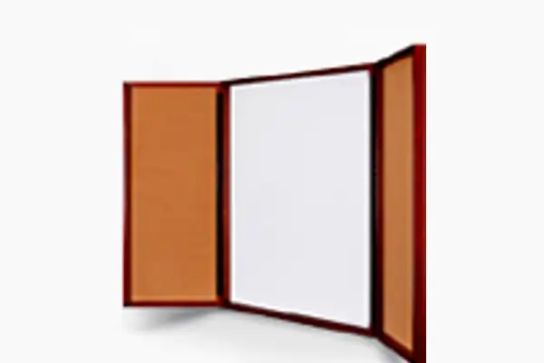 PUSHPIN BOARD & DRY ERASE CABINET